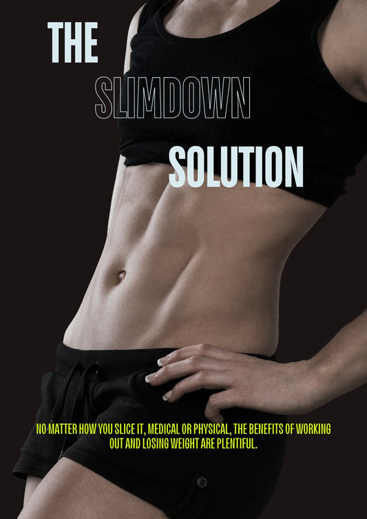 The SLimdown Solution. lifestyle, diet and workout eBook, front coverpage